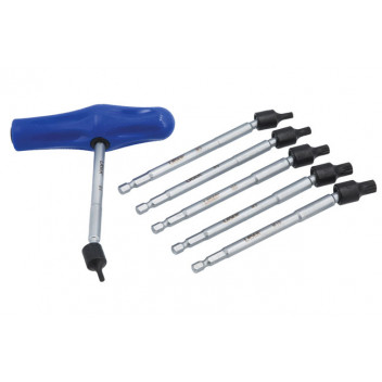 LASER UNIVERSAL JOINT SPLINE BIT SET 6PC