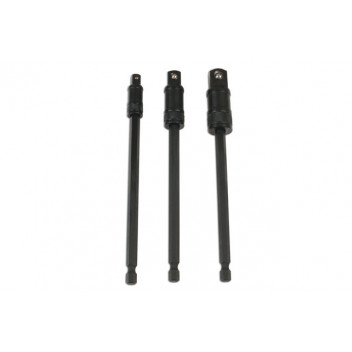 LASER Impact Quick Locking Socket Adaptor Set 150mm 3pc