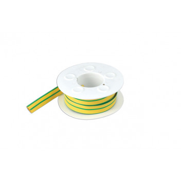 CONNECT Yellow / Green Earth 7.0mm Heatshrink - Roll  3m