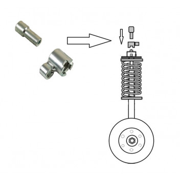 LASER Front Strut Top Nut Wrench/Holding Tool - Volvo