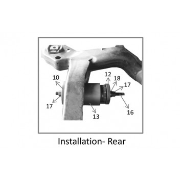 LASER Differential Bush Removal & Installation Tool Kit - fo