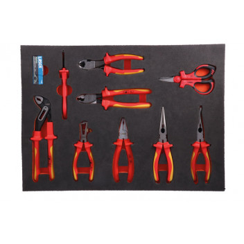 LASER Insulated Pliers Set in Foam Inlay