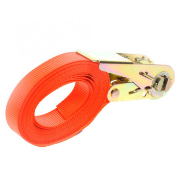 600Kg Ratchet Strap With Loop 4.5m x 25mm