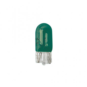 12V 5W Wedge Bulbs 501 Bulbs GREEN PAIR (2)