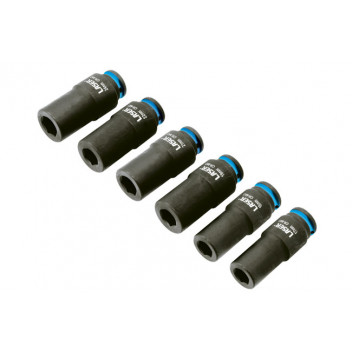 LASER Weighted Socket Set 1/2D 6pc"