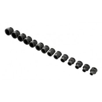 LASER Stubby Impact Sockets 3/8D 14pc"