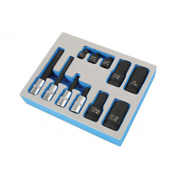 LASER German Vehicle Brake Caliper Socket & Bit Set 11pc
