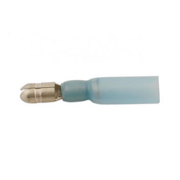 CONNECT Blue Heat shrink Male Bullet Terminals (25)