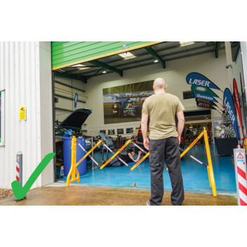 LASER Plastic Folding Safety Barrier