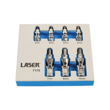 LASER Hex Bit Set - Universal Joint 7pc