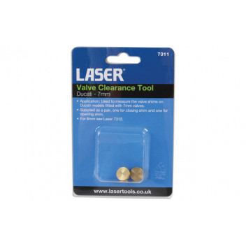 LASER Valve Clearance Tool 7mm 2pc - for Ducati