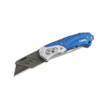 LASER Twin Blade Mechanics Knife Blue