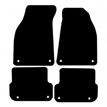 Carpet Mat Set Audi A6 2009>2011 (8 CLIPS)