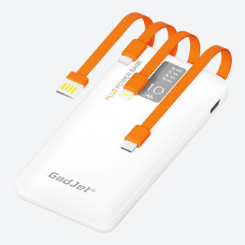 GadJet 10,000 mAh 5-in-1 Power Bank