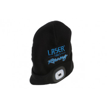 LASER BF Laser Tools Racing Beanie Hat with Rechargeable Lam