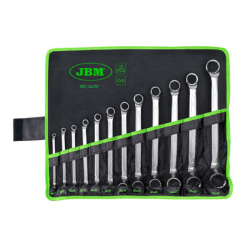 Set Of 12 Double Offset Ring Spanners