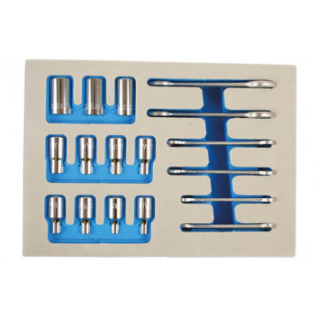 LASER BA Spanner & Socket Set 17pc