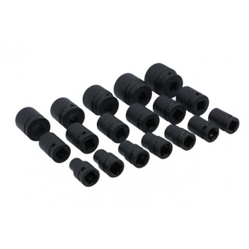 LASER Impact Socket Set  1/2D 18pc"