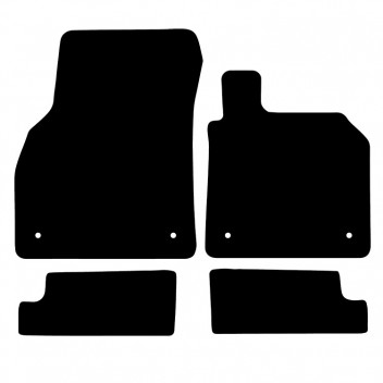 Carpet Mat Set AUDI TT 2014>  (4 PIECE + 4 CLIPS)