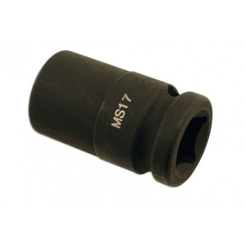 LASER Wheel Nut Socket Convex 17mm