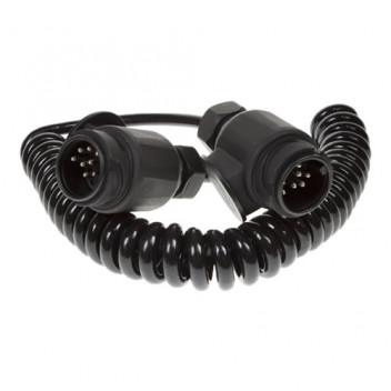 8 Pin 2.5m 2?8 Pin Plugs & 8 Core Curly Connecting Lead (13p