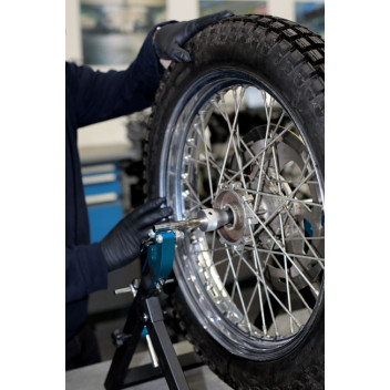 LASER Motorcycle Wheel Balancer & Alignment Stand