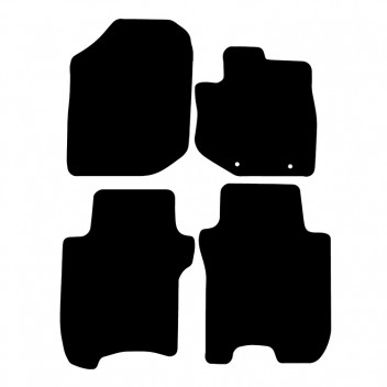 Carpet Mat Set HONDA JAZZ 08>11 DRIVER FIXINGS  (4 PI