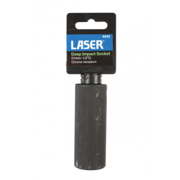 LASER Deep Socket - Air Impact 1/2D 21mm"