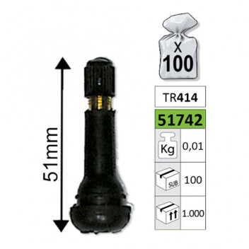 Tyre Valve TR414 51mm