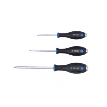 LASER JIS Pound Thru Screwdrivers 3pc
