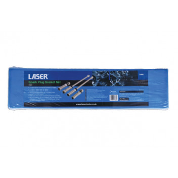 LASER Spark Plug Socket Set 3/8D 4pc"
