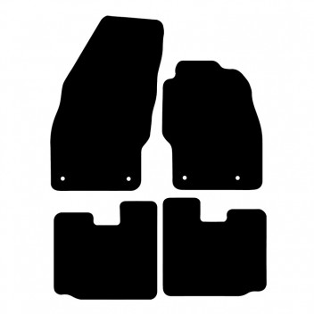 Carpet Mat Set VAUXHALL ADAM 2013>  (4 PIECE + 4 CLIP