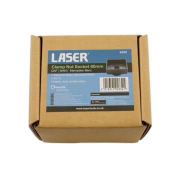 LASER Clamp Nut Socket 60mm 3/4D"