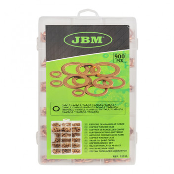 COPPER 18 - WASHER ASSORTMENT 900PCS