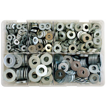 CONNECT Assorted Table 4 Flat Washers Box Qty 800