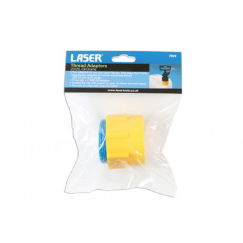LASER Thread Adaptors - 20/25L Oil Drums