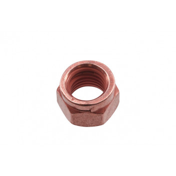 CONNECT Copper Flashed Nut Slotted Lock M10 x 1.5 x 14mm Hex