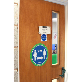 LASER Laser Tools Floor Sticker 2m Distancing 6pc
