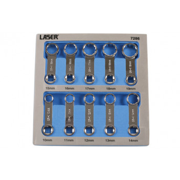 LASER Torque Adaptor Set 3/8D  10pc"