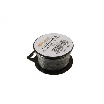 CONNECT Mini Reel Automotive Cable 5 Amp Black 7m