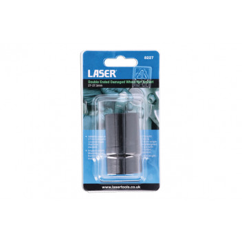 LASER DOUBLE ENDED DAMAGED WHEEL NUT SOCKET 27X27.5MM