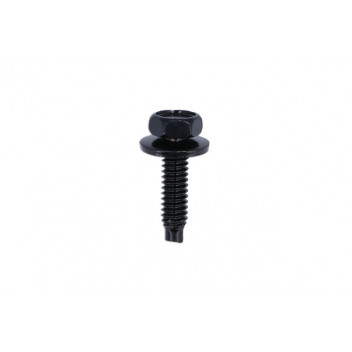 CONNECT Black Hex-Head Body Screw with Washer - for Chrysler