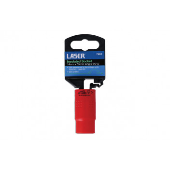 LASER Insulated Socket 1/2D 14mm"