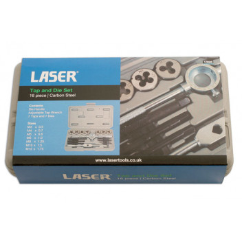 LASER Tap & Die Set - Metric - 16pc