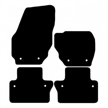 Carpet Mat Set VOLVO V70 2008-automatic