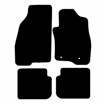 Carpet Mat Set FIAT PUNTO EVO 2010>  (4 PIECE + 2 FLO