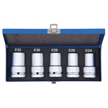 LASER Impact Star Socket Set 3/4D 5pc"