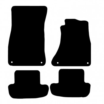 Carpet Mat Set Audi A5 2006>2016 Coupe (4 CLIPS)