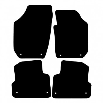 Carpet Mat Set SK02 SKODA FABIA(8 round clips) (07>20
