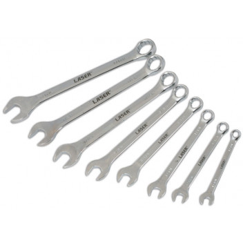 LASER Whitworth Combination Spanner Set 8pc